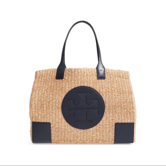 Tory Burch Handbags - NWOT Tory Burch Large Ella Straw Tote